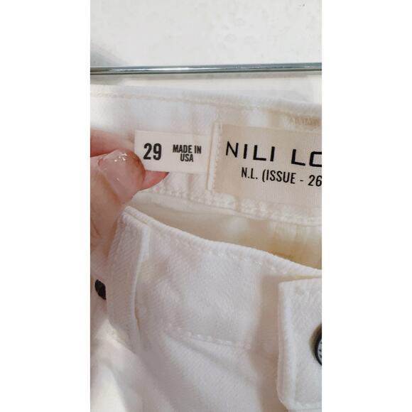 Nili Lotan Celia Jean in Cream Wash 29” - Picture 10 of 12